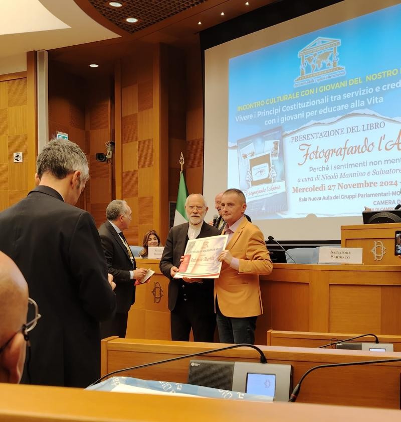 Omagiat în Parlamentul Italiei